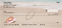 Sand Written Monogram O Personal Checks