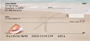 Sand Written Monogram X Personal Checks