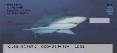 Sharks by Wayne Brown Personal Checks