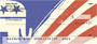 Republican Elephant Flag Personal Checks