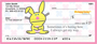 It's Happy Bunny Cute Personal Checks