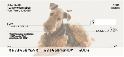 Airedale Terrier Personal Checks 