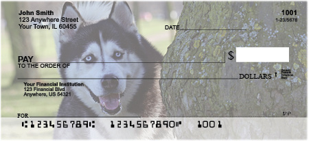 Alaskan Malamute Personal Checks