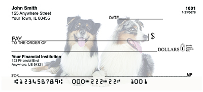 Australian Shepherd Personal Checks