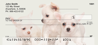 Lovable Chihuahuas Personal Checks 
