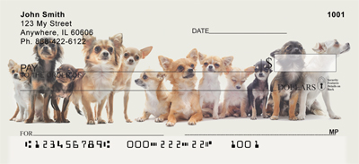 Chihuahuas Personal Checks