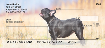 French Bulldog Personal Checks 