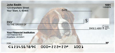 Saint Bernard Personal Checks