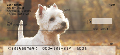 West Highland White Terrier Personal Checks 