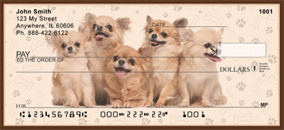 Charming Chihuahuas Personal Checks 