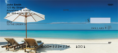 Paradise Awaits You Personal Checks