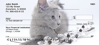 Flowers and Felines Checks