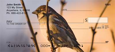 Sparrows at Daybreak Personal Checks
