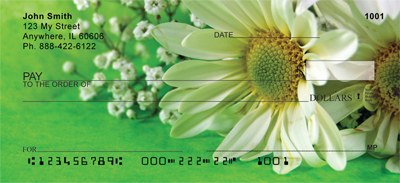 Daisies on Green