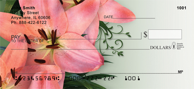 Day Lilies Delight Personal Checks
