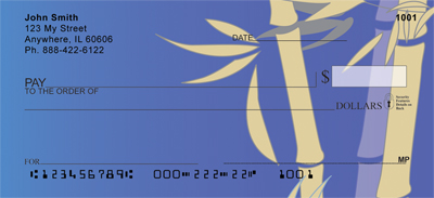 Bamboo Blues Personal Checks