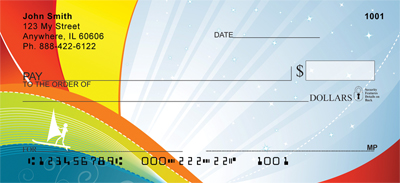 lorful checks will make everyone want to try out windsurfing just by you writing a check.