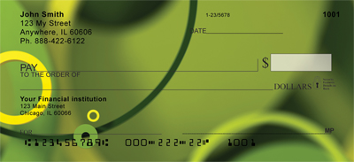 Concentric Circles Personal Checks