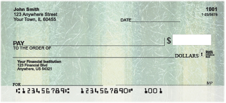 Recycle In Green Personal Checks