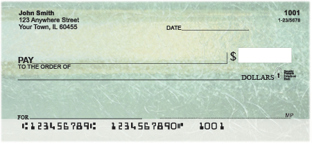 Recycle In Green Personal Checks