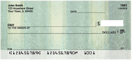 Recycle In Green Personal Checks