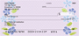 Open Blossoms Personal Checks