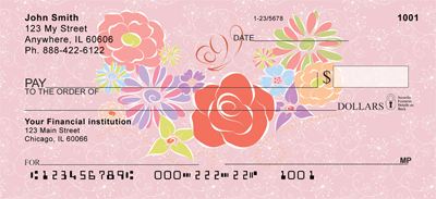Floral Flair Personal Checks