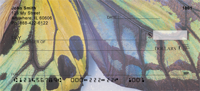 Butterfly Wings Personal Checks 