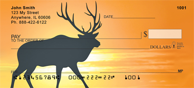 Deer Sunset Silhouettes