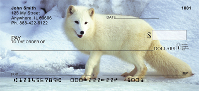 Fox In Winter Personal Checks