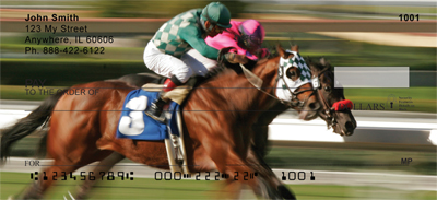 Racing The Ponies Personal Checks