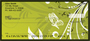 Butterflies On Green Personal Checks