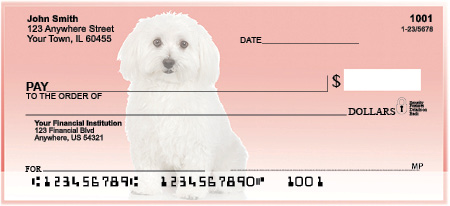 Adorable Bichons Personal Checks