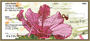 Hibiscus - Colorful Watercolor Personal Checks