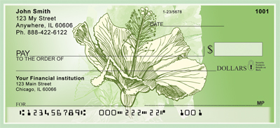 Hibiscus - Yummy Hibiscus Personal Checks
