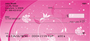 Hot Pink Nights Personal Checks
