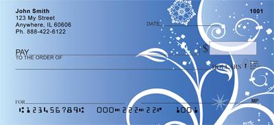 Icy Blue Personal Checks