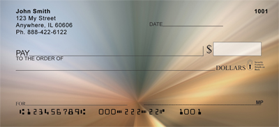 Golden Blues Personal Checks