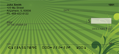 Colorful Illusions Personal Checks