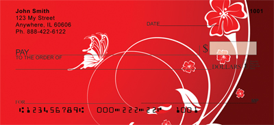 Red Hot Romance Personal Checks