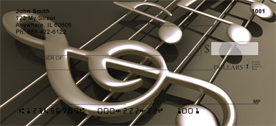 Treble Clef Notes Personal Checks