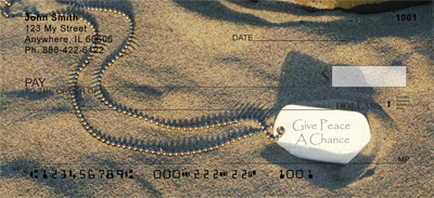 Give Peace A Chance Personal Checks