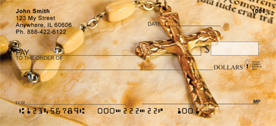Catholic Symbols Of Faith Personal Checks