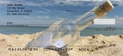Message In Bottle Personal Checks
