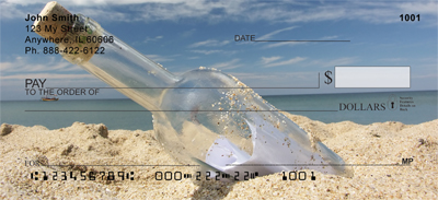Message In Bottle Personal Checks