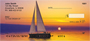 Sailboats At Sunrise Personal Checks
