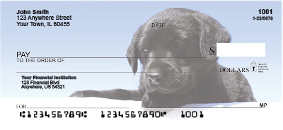 Black Lab Puppies Personal Checks 