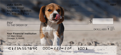 Brilliant Beagles Personal Checks 