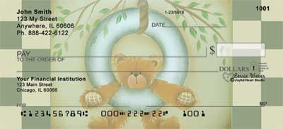 Lorrie Weber Tire Swing Teddy Checks