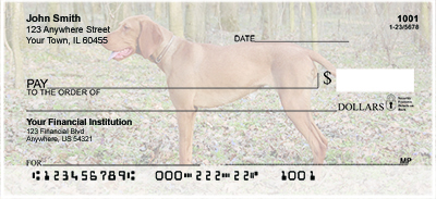 Hungarian Vizsla Personal Checks